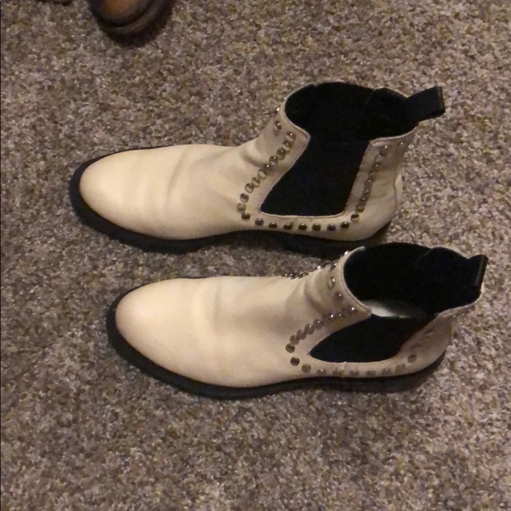 White booties